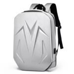 anti theft travel hard shell business backpack