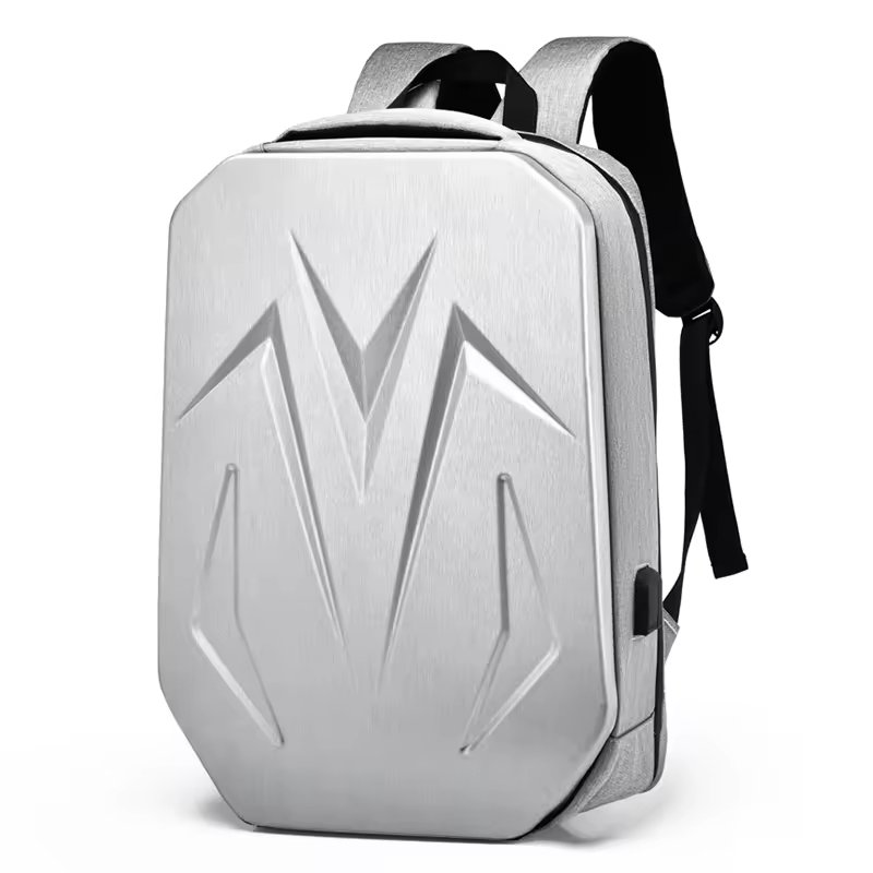 anti theft travel hard shell business backpack