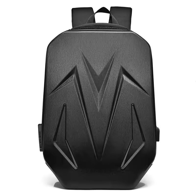 anti theft travel hard shell business backpack