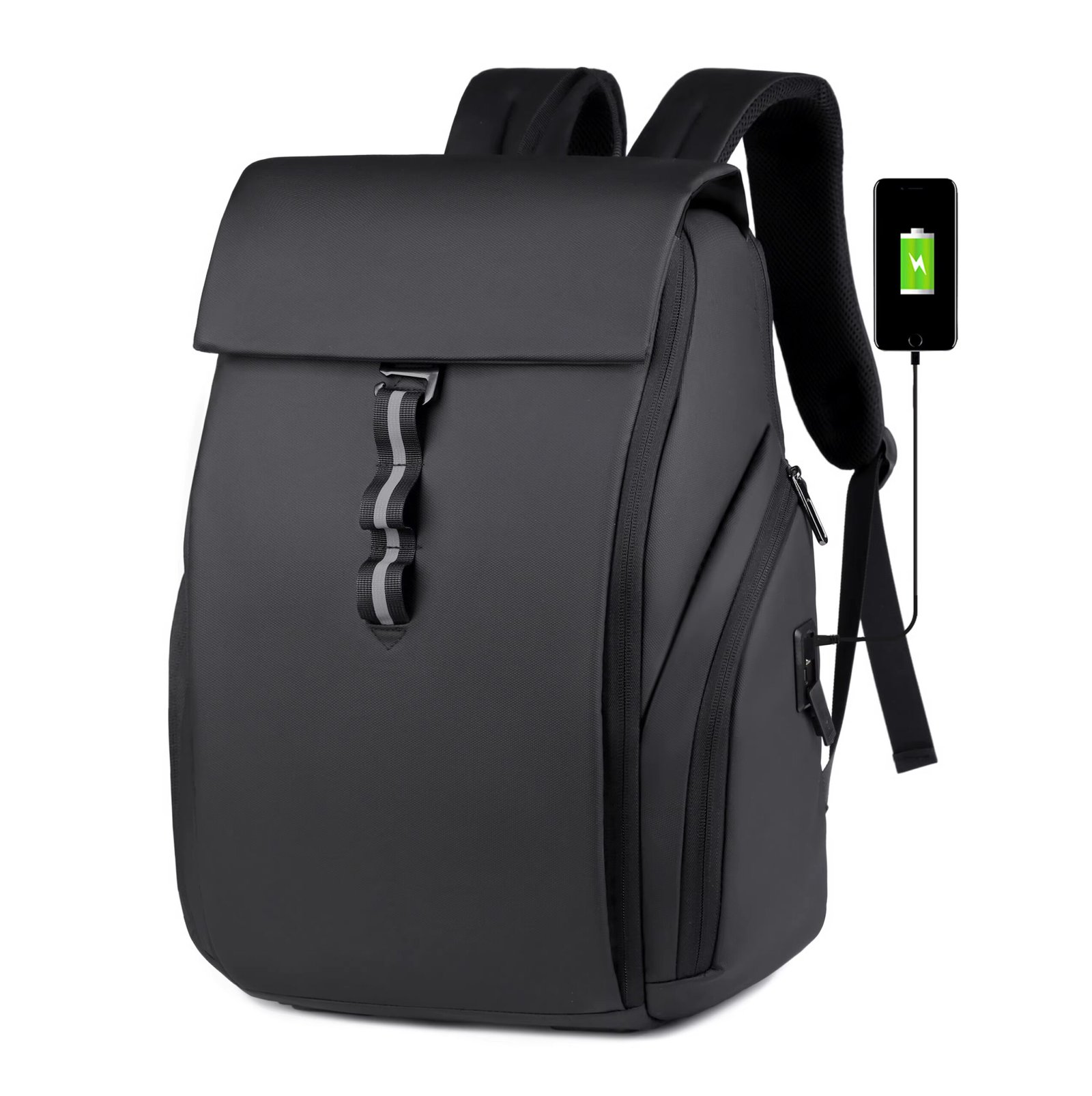 hidden pocket water proof college laptop backpack-1