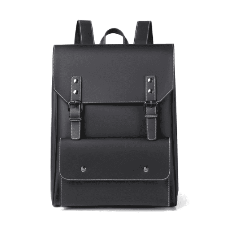 mens leather businesss backpack