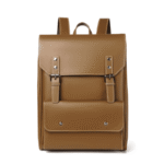 leather business backpack