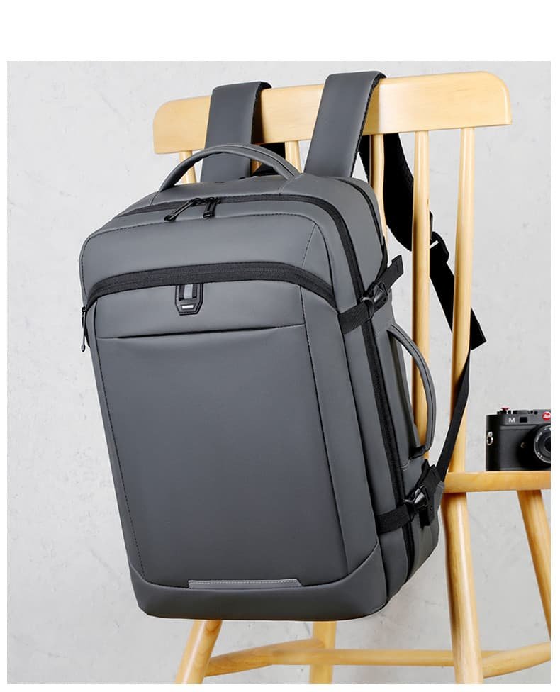 mens leather laptop backpack