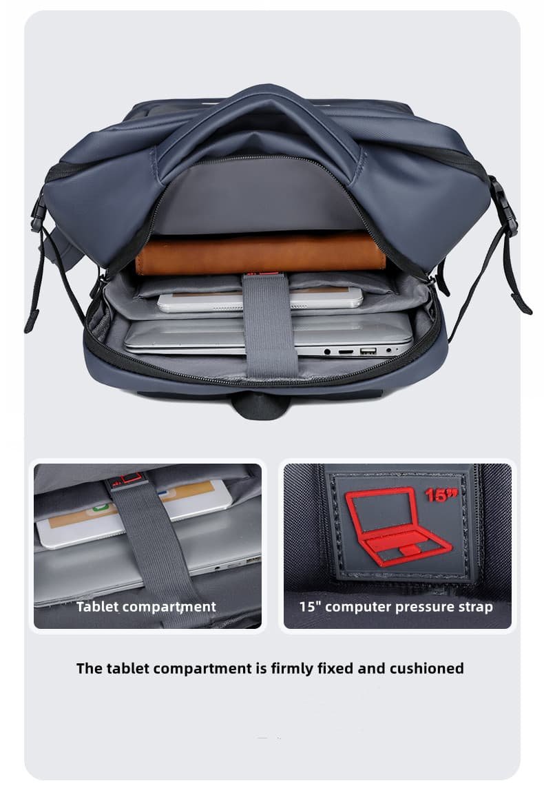 mens leather laptop backpack