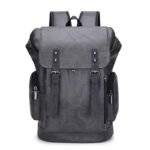 pu leather waterproof backpack
