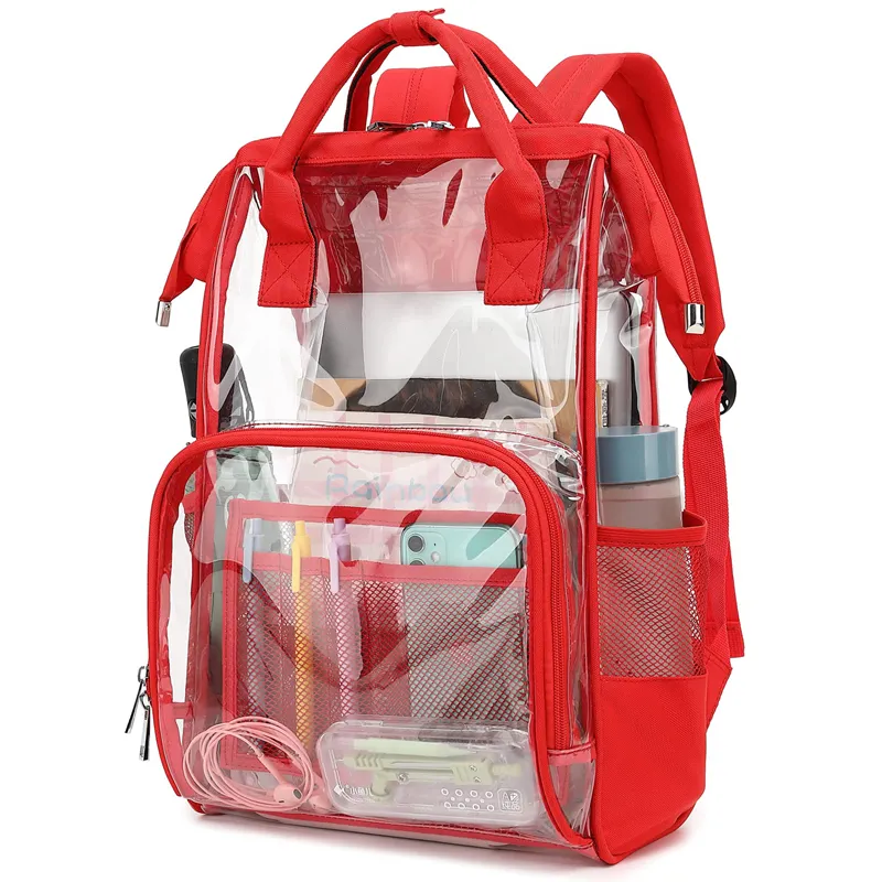 heavy duty clear backpack pvc backpacks