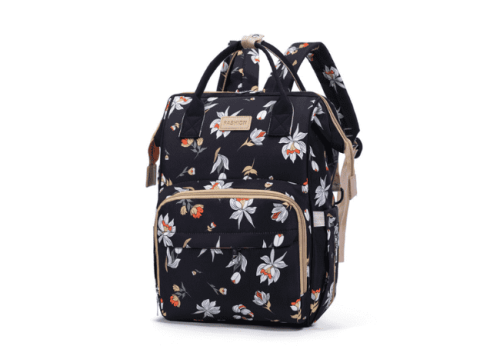 Black-Lightweight-Mommy-Bag