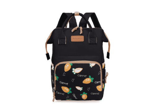 Black-Multifunctional-Mommy-Bag