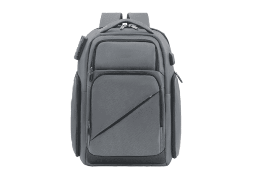 Mens-Grey-Travel-Laptop-Backpack