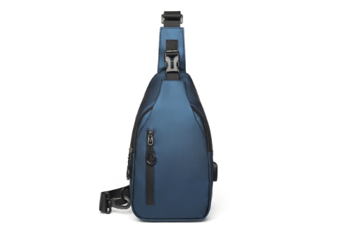 Remoid-Blue-USB-Charging-Chest-Bag