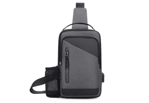 Remoid-Mens-Grey-Chest-Bag