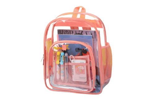 Remoid-Pink-PVC-School-Bag