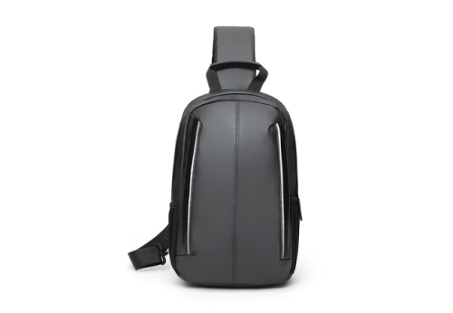 SXL-24658-Grey-Waterproof-Oxford-Chest-Bag