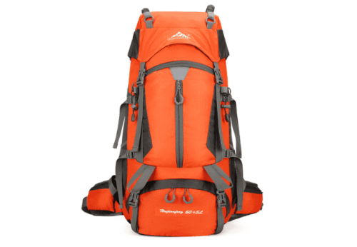 XYW-2204-Orange-Lightweight-Waterproof-Hiking-Backpack
