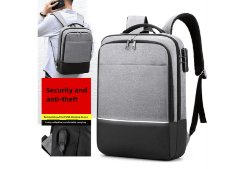 XYZ-6354-Grey-Travel-Anti-Theft-Backpack